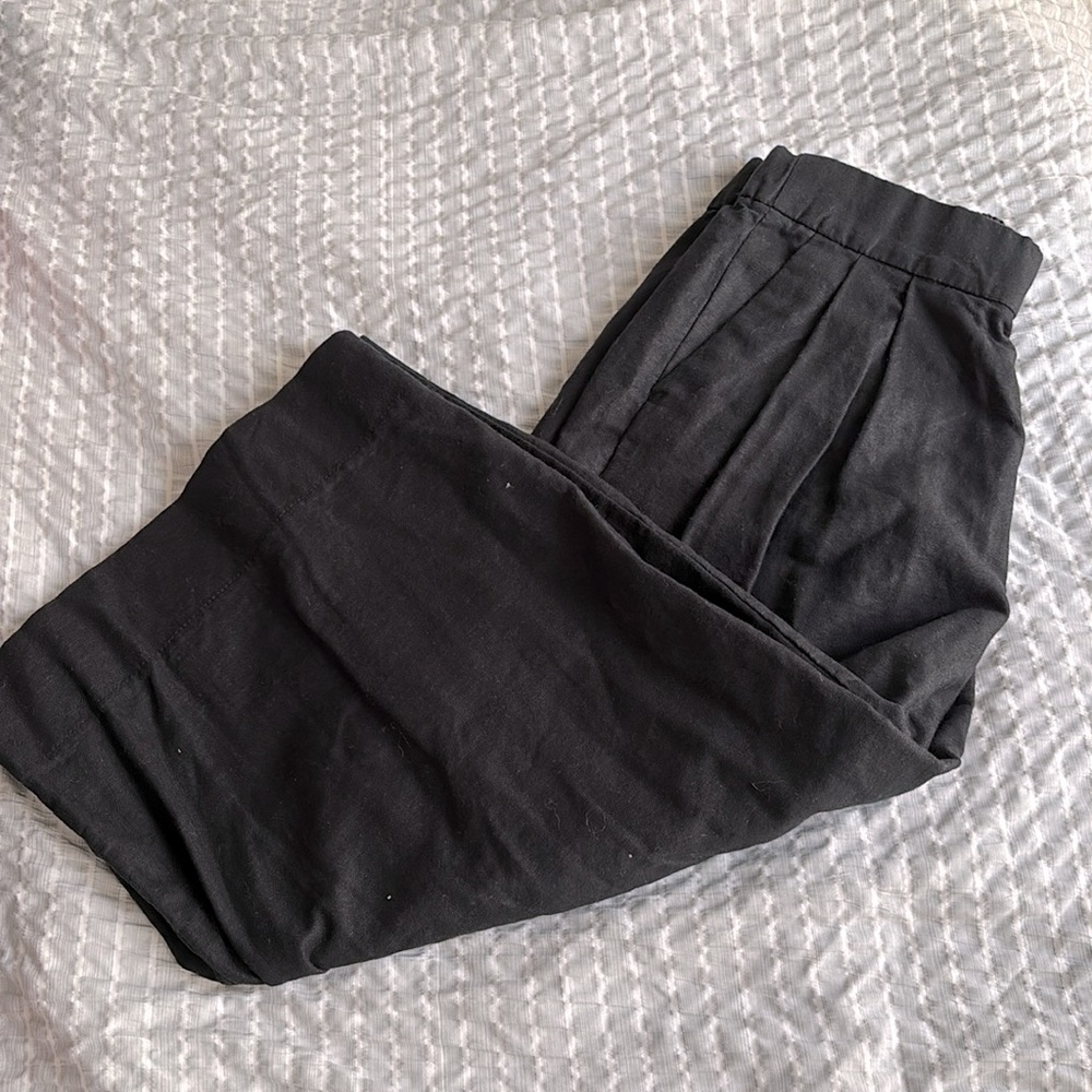 Black Wide-Leg Pants